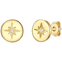 Lulu & Jane Oorbellen goud / zilver