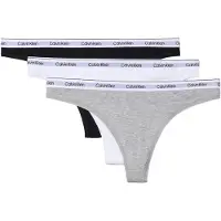 Calvin Klein Underwear String grijs / zwart / wit