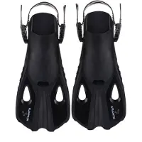 Atlantis Snapper Flippers Black S/M (37-41)