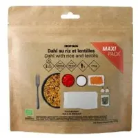 Decathlon Dahl Rijst en Linzen Gevriesdroogde Biologische Maaltijd - 170g || Maat: Zout