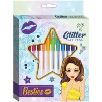 GrafiX Green glittergelpennen, 12st.