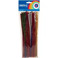 Haza Chenille glitter, 50st.