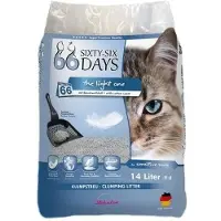 Merkloos 66 days cotton light kattenbakvulling