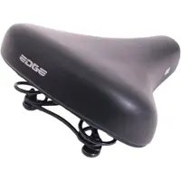 Edge Fietszadel city retro - zwart (werkplaatsverpakking)