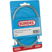 Elvedes Binnenremkabel achter 6411 peernippel 2000 mm zilver