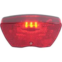 Edge dragerachterlicht city 3 leds inclusief batterijen (werkplaatsverpakking)