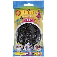 Hama - Strijkkralen Zwart (1000 stuks)