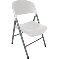 Bolero Inklapbare stoelen Bolero, weerbestendig, wit, 2 stuks