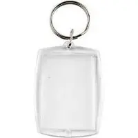 Packlinq Sleutelhanger, Rechthoekig, afm 40x50 mm, gatgrootte 32x46 mm, 25stuks