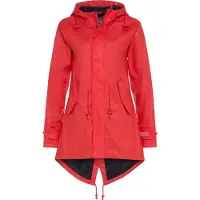 BMS Rode dames regenjas / parka HafenCity van XL