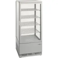 Saro Koelvitrine Saro, 4 roosters, wit, 98L, 43(b)x111(h)x38(d), 230V/180W