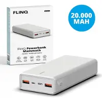 FlinQ - Powerbank - 20.000 mAh - 2 kleuren
