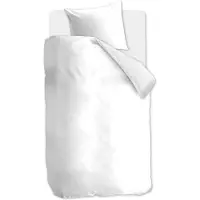 Beddinghouse Dekbedovertrek Organic Basic Wit Katoen-140 x 200 / 220 cm | 1-Persoons