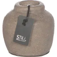 Still - Kleine Vaas - Dark - Bruin - 2 stuks - 9 x 9 cm