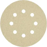 Ivana Schuurschijf - Klittenband - Rond 8-Gats - Korrel 320 - Ø125mm - 10 Stuks