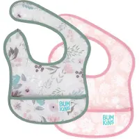 BUMKINS - Starter Bib | Baby Slab (2 stuks) - Floral & Lace (3-9 maanden)