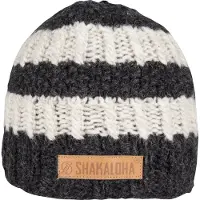 Shakaloha Gebreide Wollen Muts Heren & Dames Beanie Hat van schapenwol met polyester fleece voering - Base Beanie Antracite Unisex - One Size Wintermuts