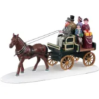 Lemax Jaunting car kerstfiguur