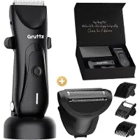 Gruttz Bodygroomer Mannen v3 PRO - Body Trimmer & Shaver - Gemaakt voor Schaamstreek - Inclusief Travelbag