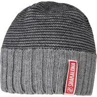 Shakaloha Gebreide Wollen Muts Heren & Dames Beanie Hat van merino wol zonder voering - Brul Beanie Mrn GreyBlck Unisex - One Size Wintermuts
