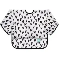 BUMKINS - Sleeved Bib | Baby Mouwslab - Hearts (6-24 maanden)