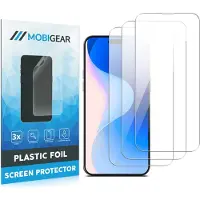 Mobigear Screenprotector geschikt voor Apple iPhone 16 | Screenprotector Folie - Case Friendly (3-Pack)