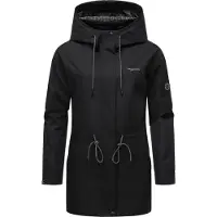Ragwear Functionele jas 'Urbanna Remake' zwart / wit