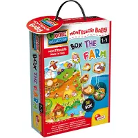 Dante MONTESSORI BABY BOX THE FARM - Układanka farma