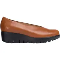 Wonders Wondersvoor vrouwen. C-33100_2525_2725 Fly Bruin leren loafers (41), Leer, 3 tot 5 cm, Geen, Casual