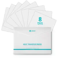 Loklik Heat Transfer Paper Sheet - Light - Lichte kleur - 8 Pack