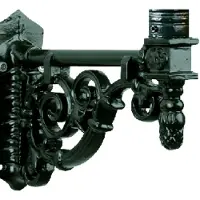 Ks Verlichting Nostalgic wall support Amsterdam groen