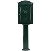 Ks Verlichting Brievenbus Postbox B20 Max Max op poot - antraciet