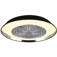 RL LIVE YOUR LIGHT REALITY VARBERG - Ventilator - Zwart - incl. 1x SMD 30W