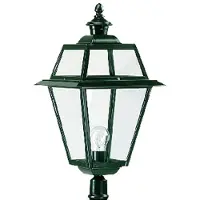 Ks Verlichting Nostalgische vierkante lantaarn lamp Maasdam K14 groen