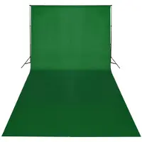 vidaXL Fotostudioset met softboxlampen, achtergrond en reflector