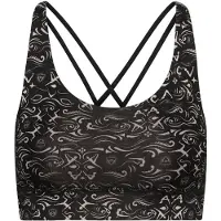 Hey Honey Sport bh 'Criss Cross' donkergrijs