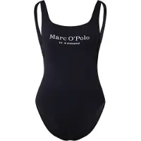 Marc O'Polo Badpak 'Essentials' zwart / wit