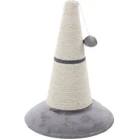 Flamingo Krabkegel Elmo Wit/Grijs - 33 x 33 x 45 cm - Stijlvol en Duurzaam voor veel krabplezier