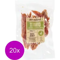 Timo Eend Kauwstrip - Hondensnacks - 20 x Eend 150 g