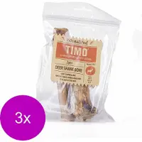 Timo Hert Schenkelbot - Hondensnacks - 3 x Hert 2 stuks