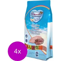 Renske 4x Super Premium Mini Hondenvoer Kip - Lam 2 Kg