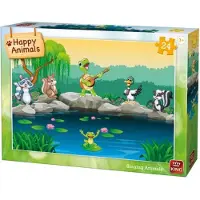 King kinderpuzzel Singing Animals 24 stuks