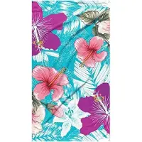 Palm Beach Strandlaken Hibiscus Blue 100x180 cm
