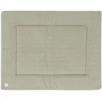 Jollein - Boxkleed 75x95cm - Speelkleed Baby - Grain Knit - Olive Green