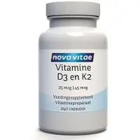Nova vitae Vitamine D3 25mcg K2 45mcg (240 capsules)