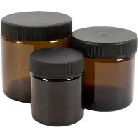 Blockland Zalfpot glas bruin gedopt 30ml 72 stuks