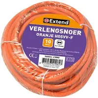 PROCABLE Buiten verlengsnoer | | 10 meter (IP44, Oranje)