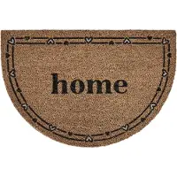 MD-ENTREE MD Entree - Deurmat - Kokosmat - Finesse - Hearts Border Home - 40 x 60 cm