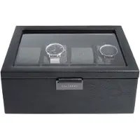 SmartaSaker BLACK - Luxe Horloge Doos - Opbergdoos - 8 horloges - Heren