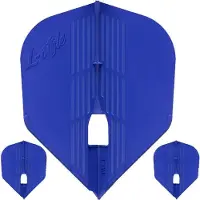 L-Style Champagne Flight Kami L3 Shape Blue - Dart Flights